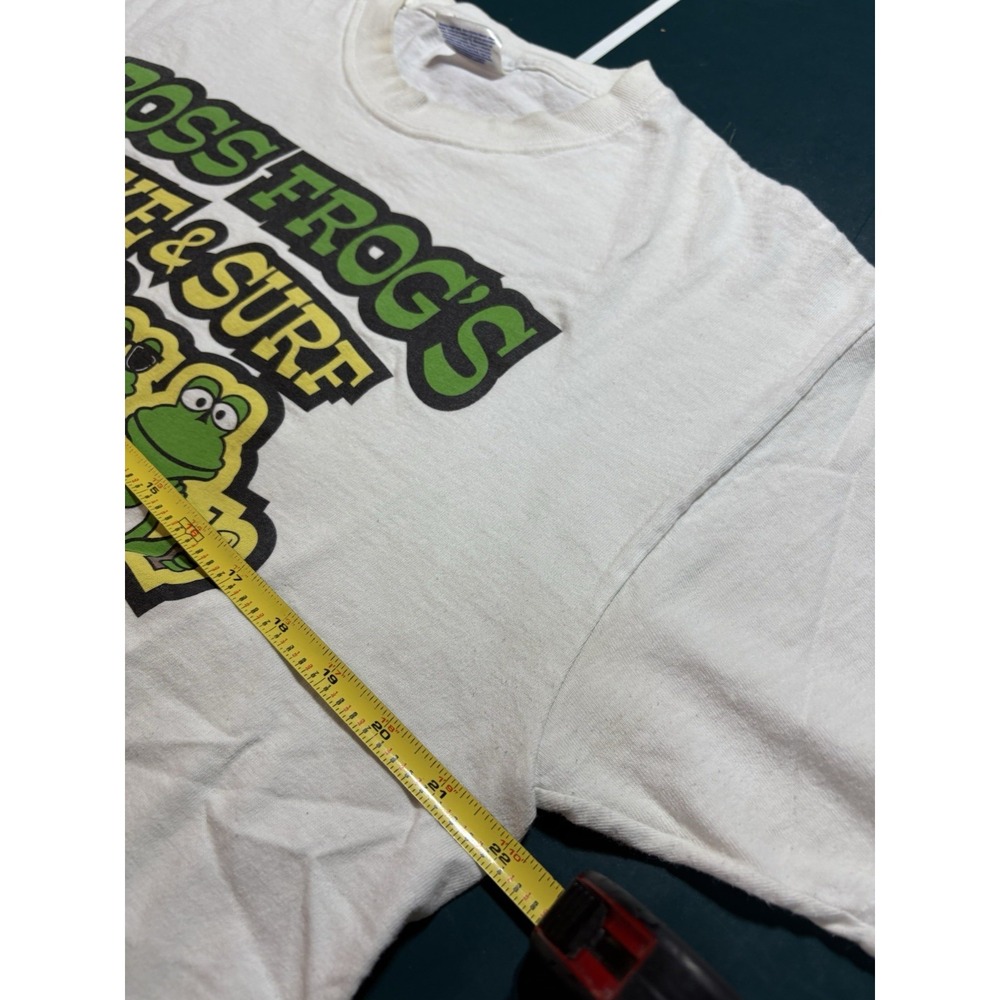 Vintage Maui Boss Frog's‎ T Shirt Men's Large White Double Sided Graphic 90s - Picture 10 of 11